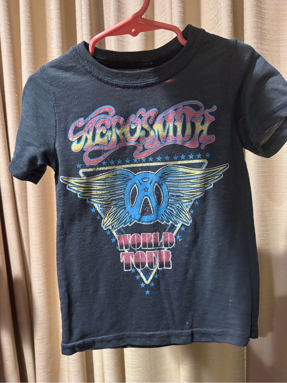 Aerosmith Kids' Black Graphic World Tour Tee